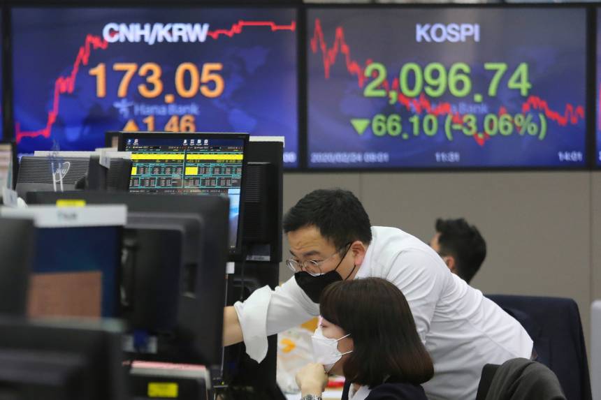 Coronavirus Worries Sink Stock Markets&nbsp;Worldwide